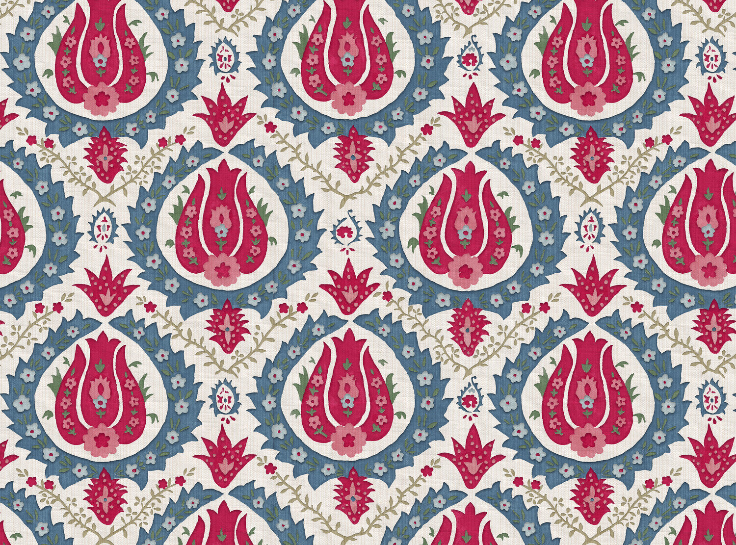 CW: Red pink green and green blue | BASE: Luxury Linen