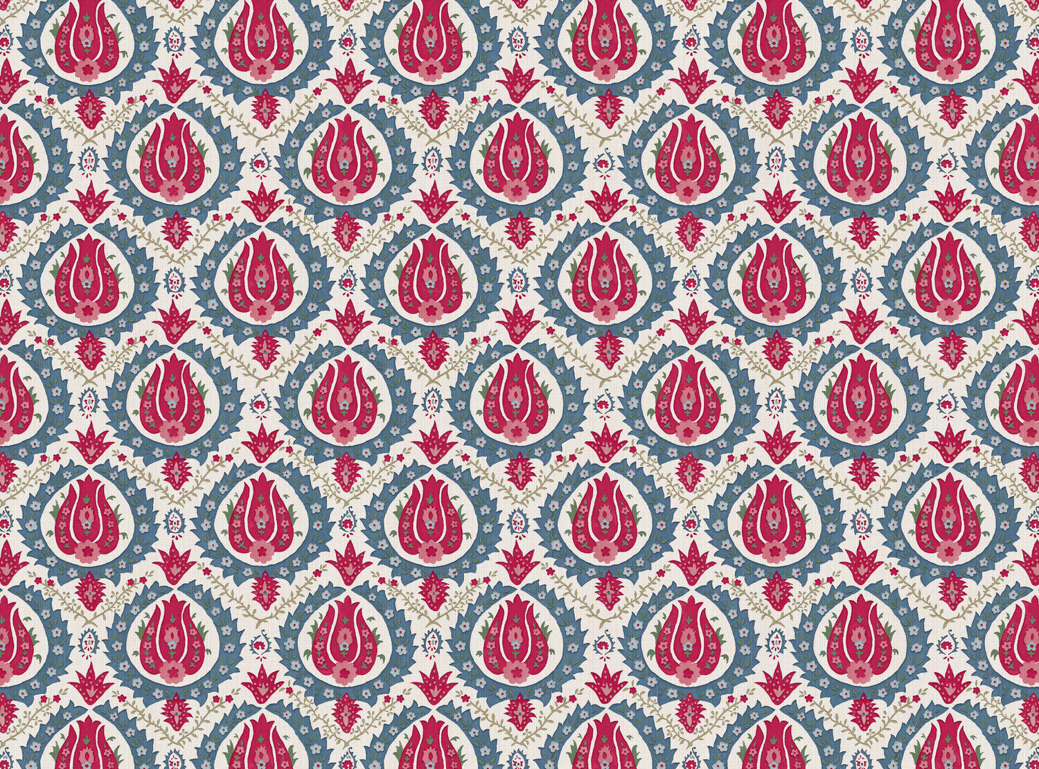 CW: Red pink green and blue | BASE: Luxury Linen