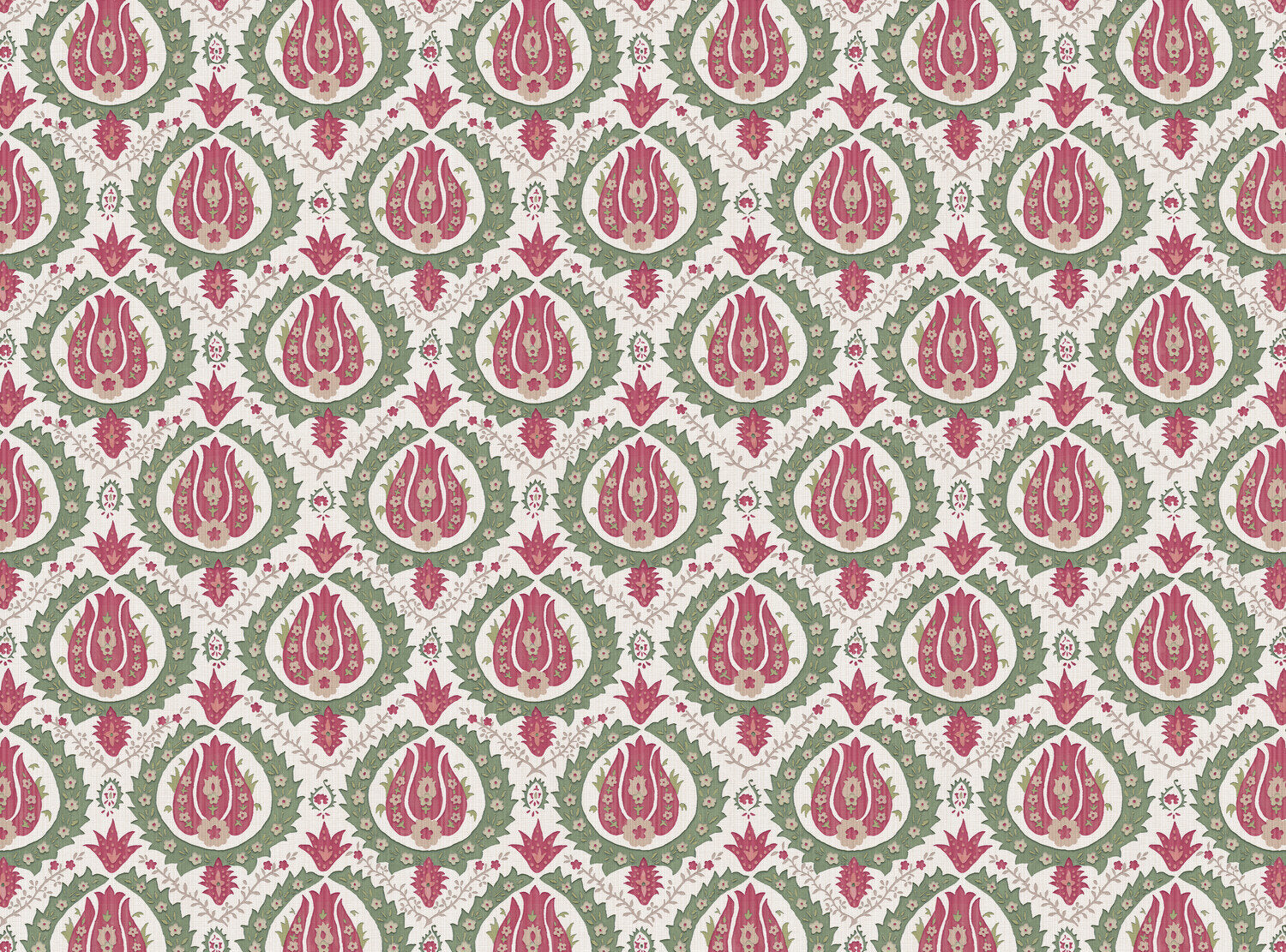 CW: Soft red green and gold | BASE: Luxury Linen