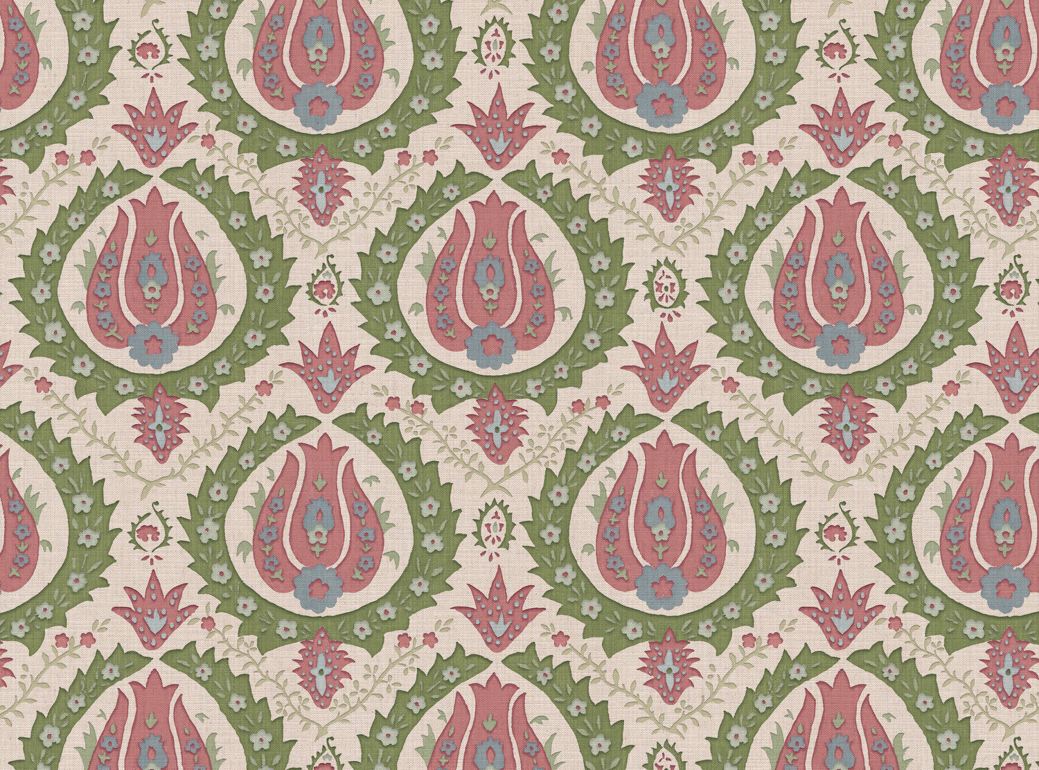 CW: Soft pink and green | BASE: Mercia Linen