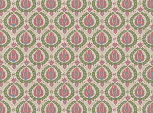 Soft pink and green