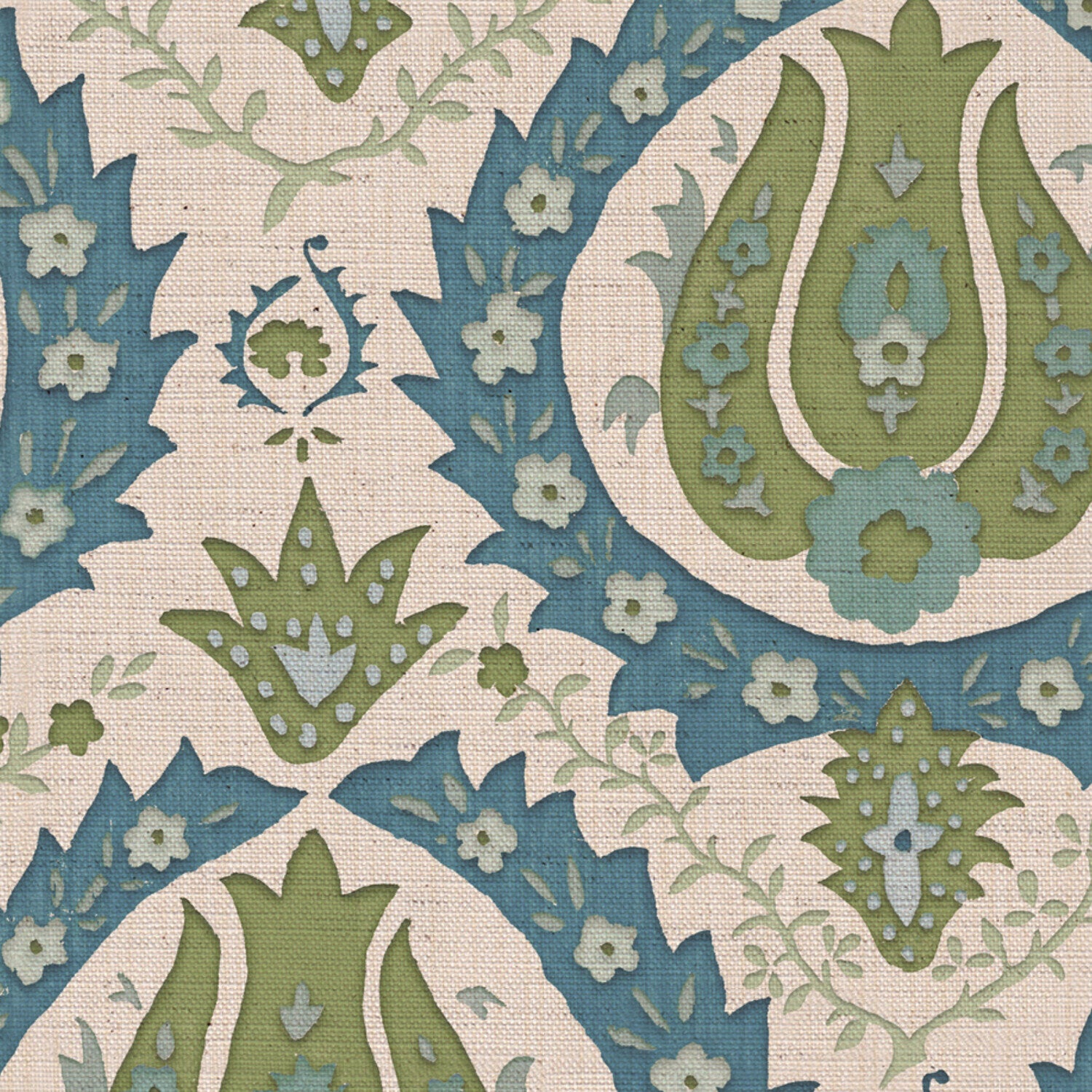 CW: Blue and green | BASE: Natural Luxury Linen | HERO