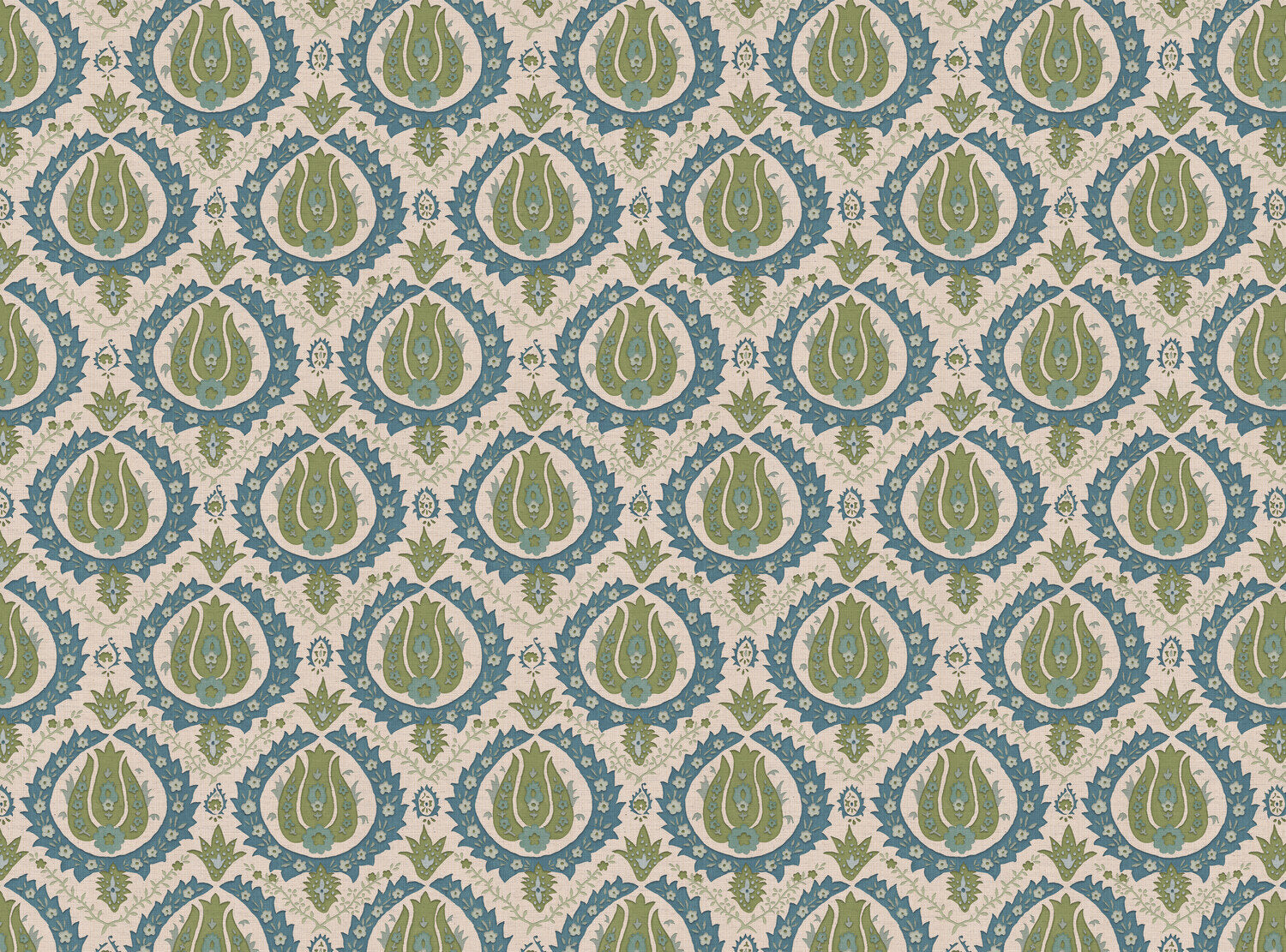 CW: Blue and green | BASE: Natural Luxury Linen