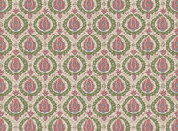 Soft pink and green