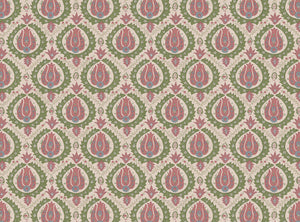 Soft pink and green