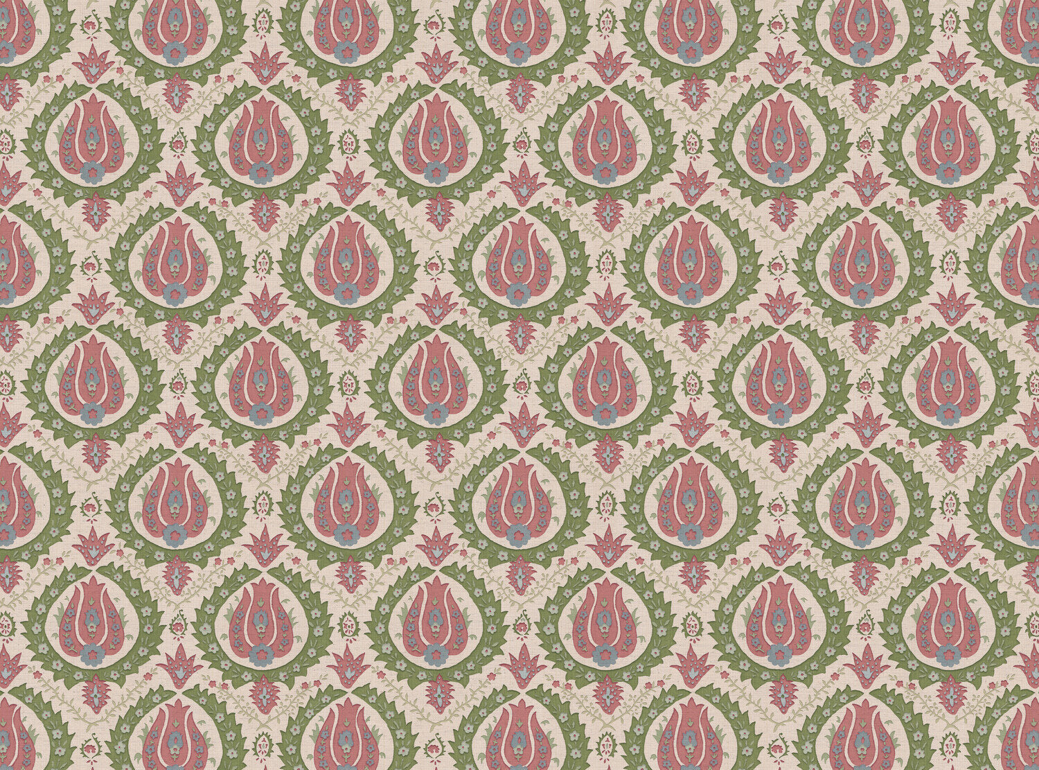 CW: Soft pink and green | BASE: Natural Luxury Linen