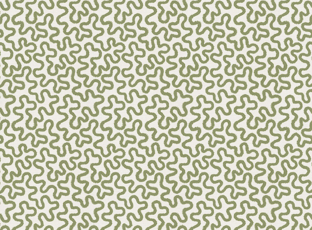CW: Moss green on lighter ground | BASE: Luxury Linen
