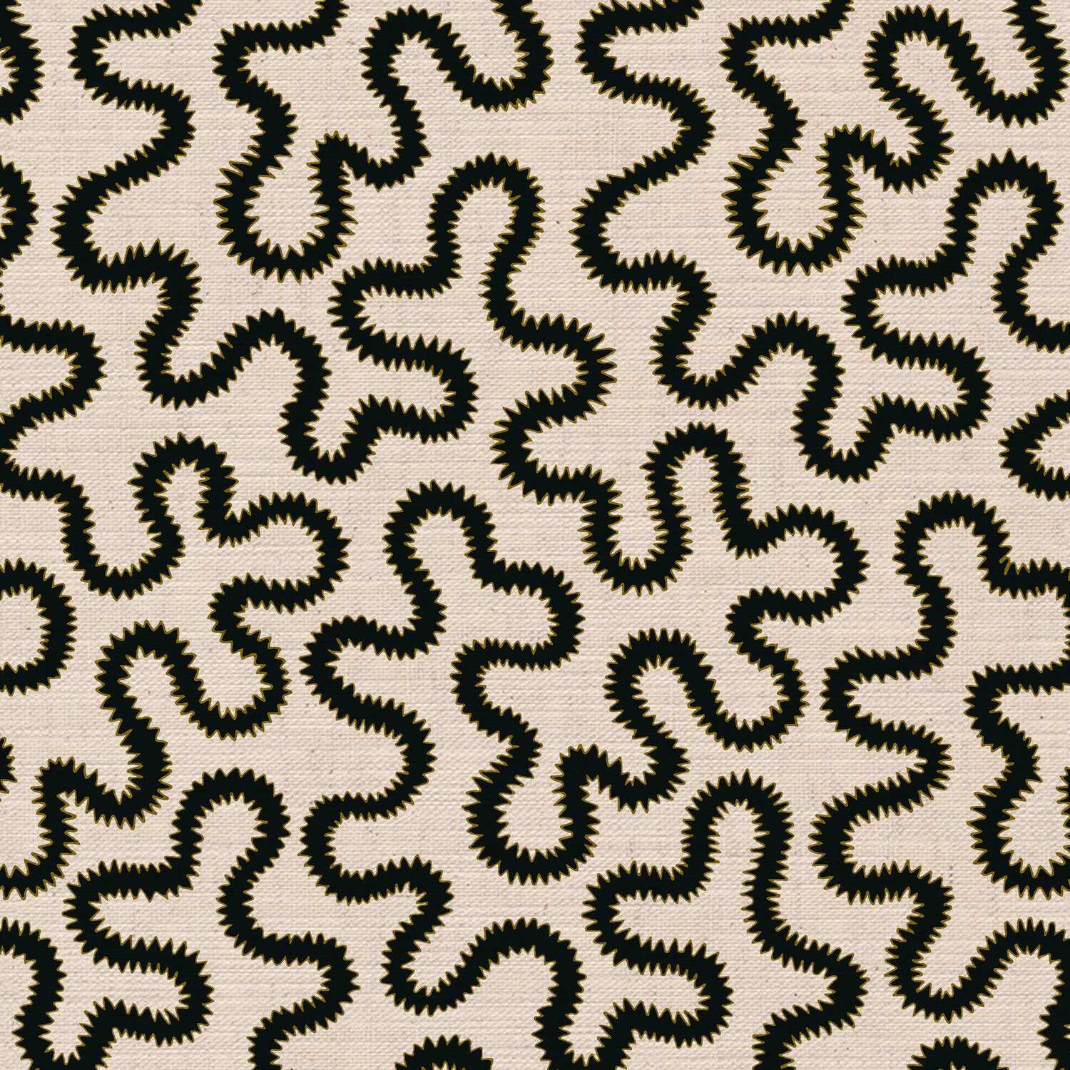 CW: Black gold and cream | BASE: Mercia Linen | HERO