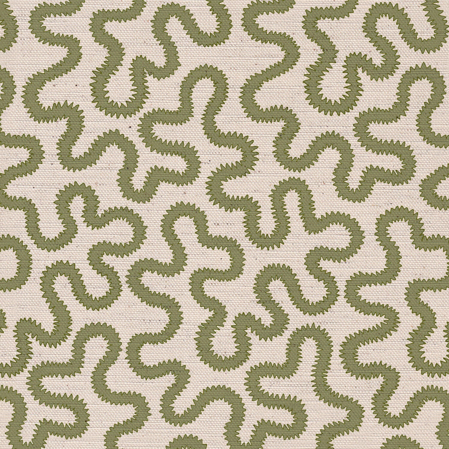 CW: Moss green on lighter ground | BASE: Natural Luxury Linen | HERO