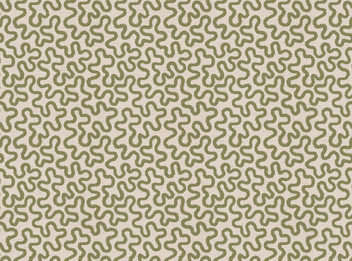 CW: Moss green on lighter ground | BASE: Natural Luxury Linen
