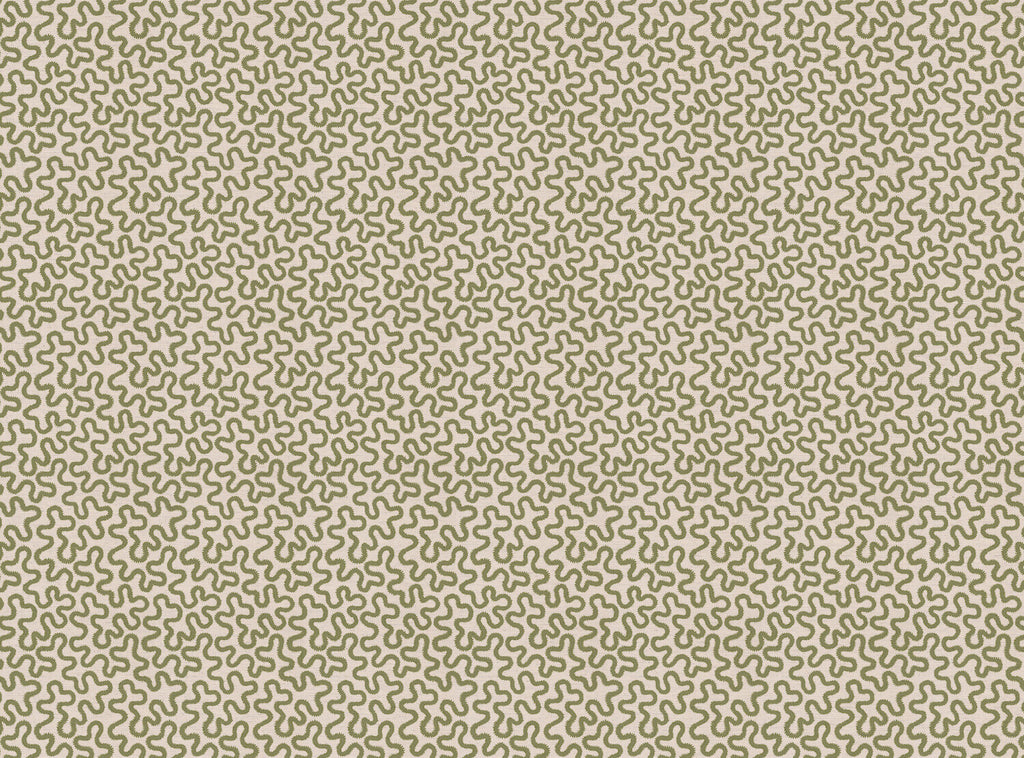 CW: Moss green on lighter ground | BASE: Natural Luxury Linen