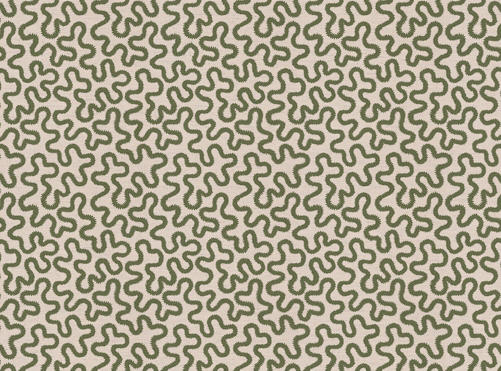 CW: Ochre sage squiggle | BASE: Natural Luxury Linen