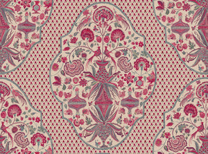 Pinky red and grey blue