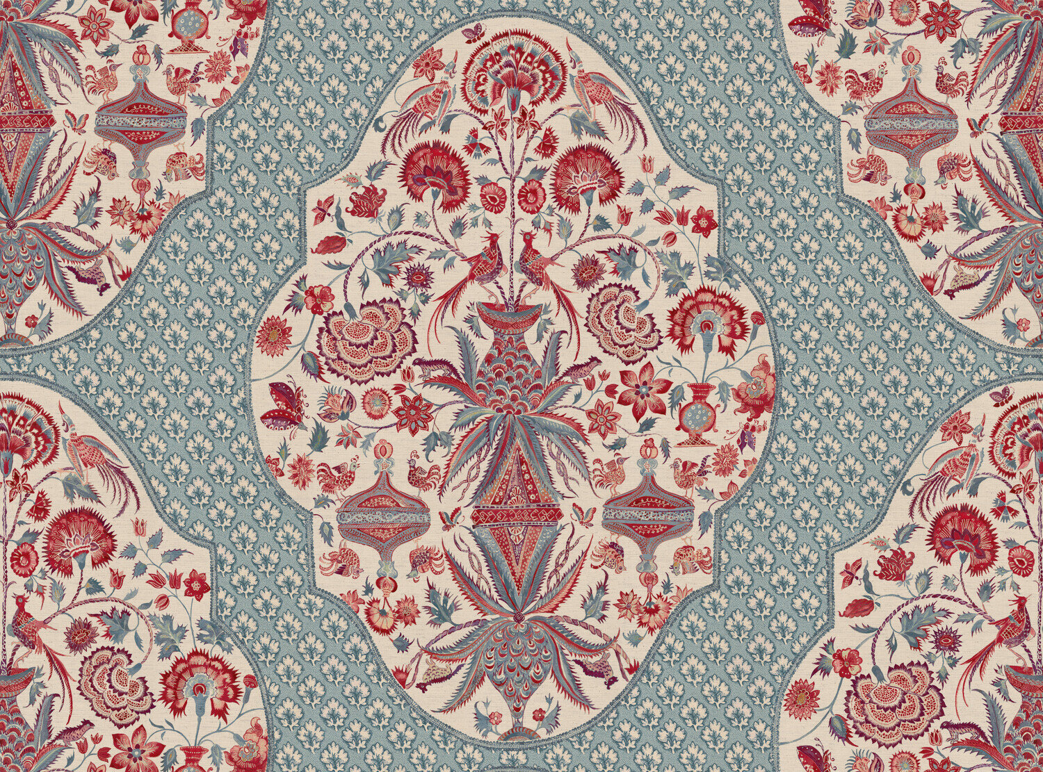 CW: Red and blue with Ella background | BASE: Natural Luxury Linen
