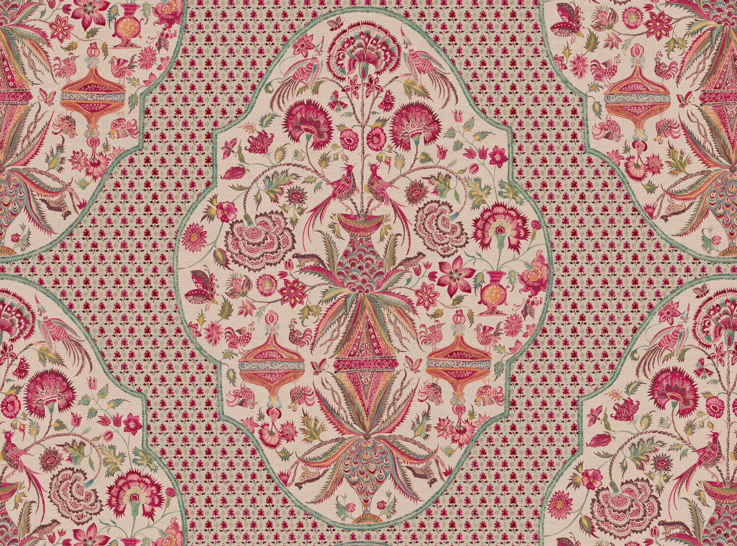 CW: Wine with green leafy background | BASE: Natural Luxury Linen