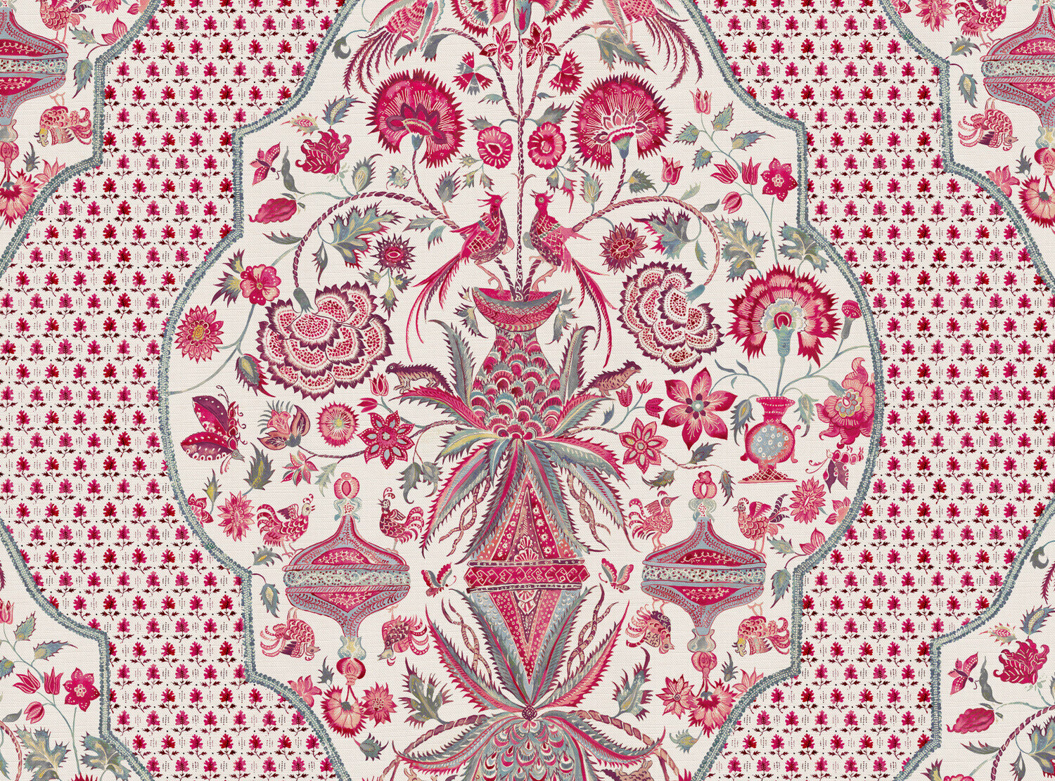 CW: Warm red and grey blue | BASE: Luxury Linen