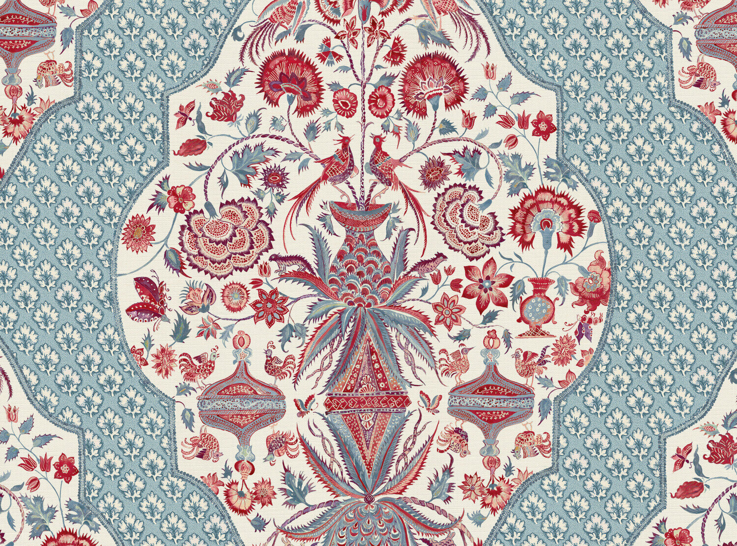 CW: Red and blue with Ella background | BASE: Luxury Linen