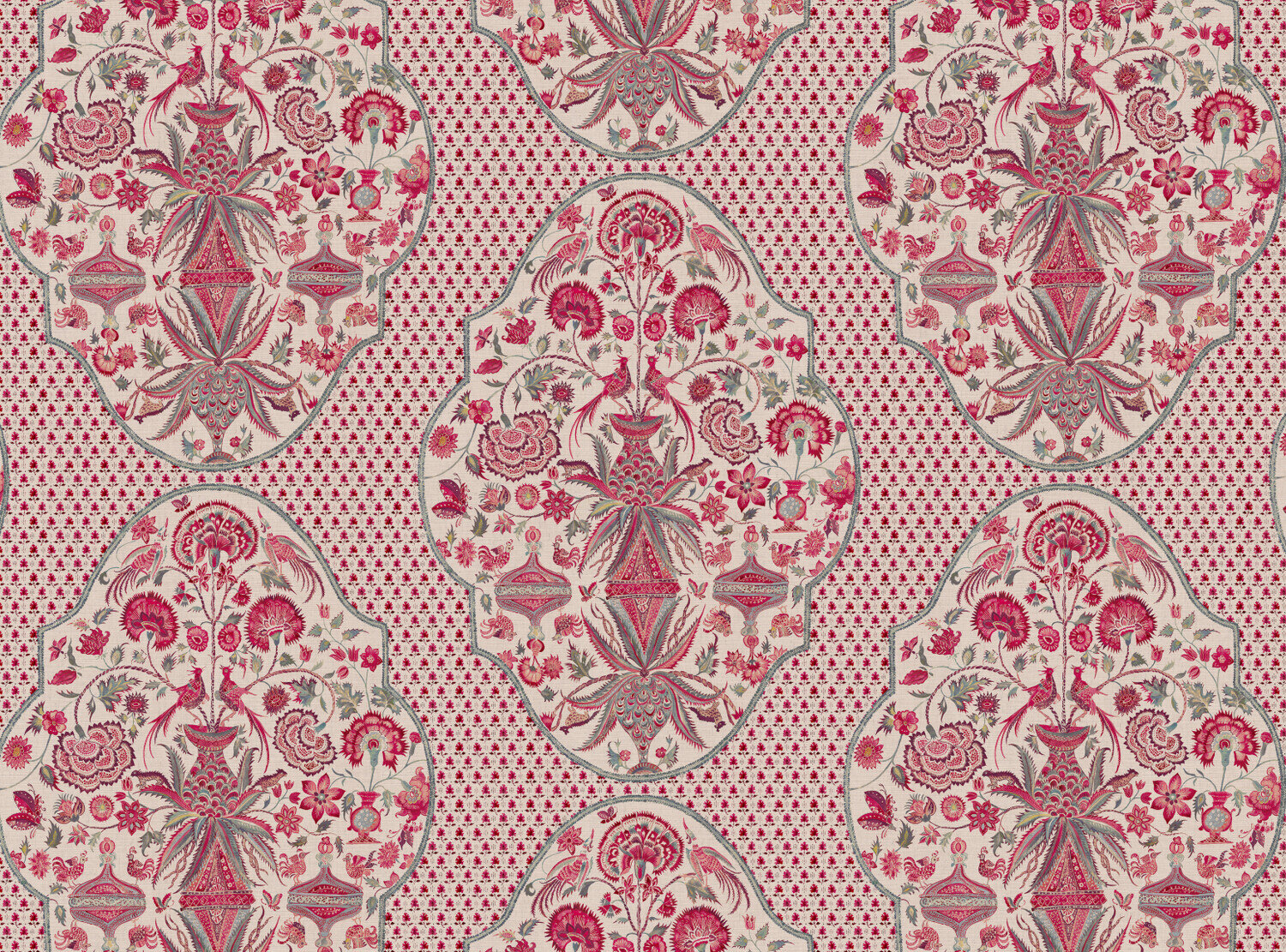 CW: Warm red and grey blue | BASE: Mercia Linen