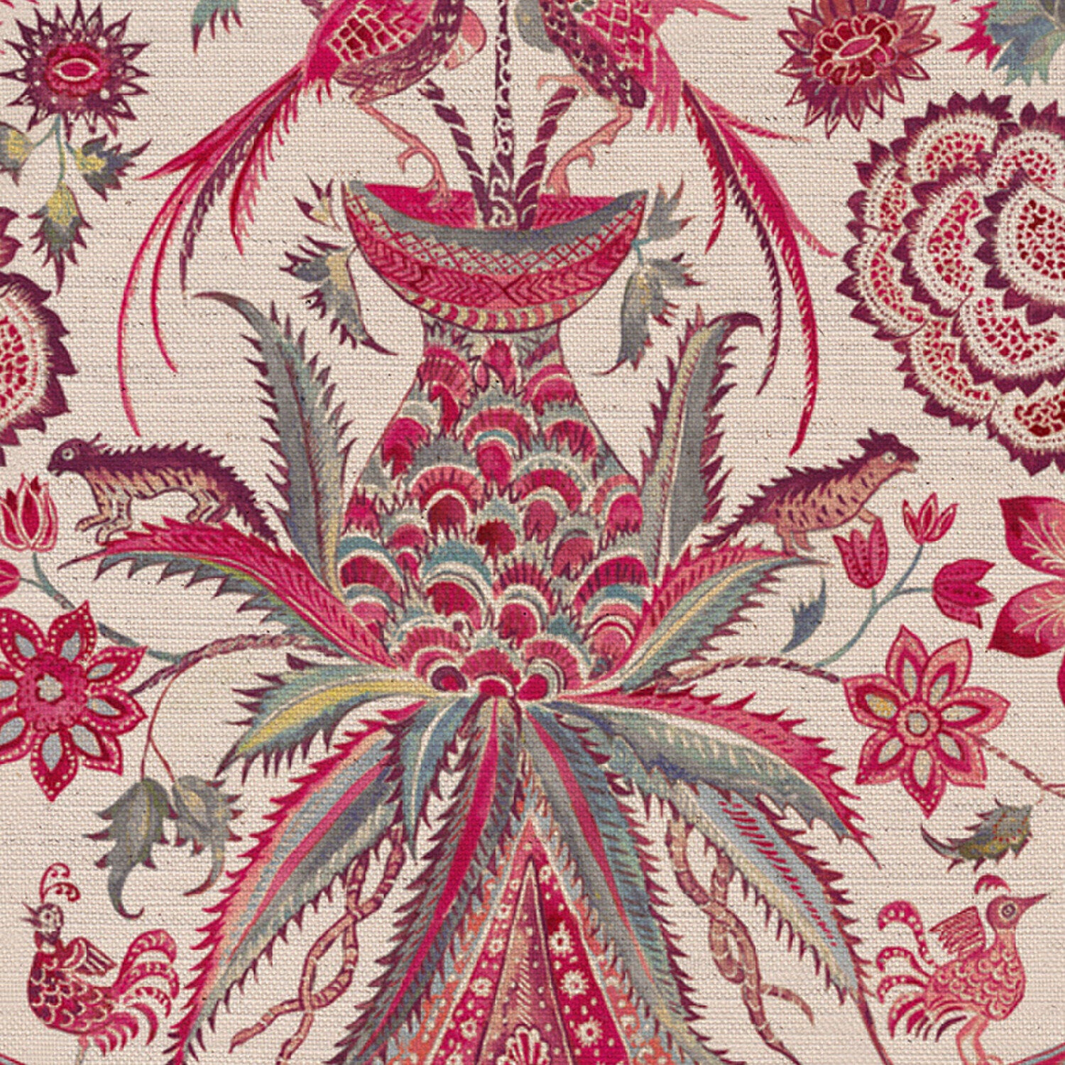 CW: Warm red and grey blue | BASE: Natural Luxury Linen | HERO
