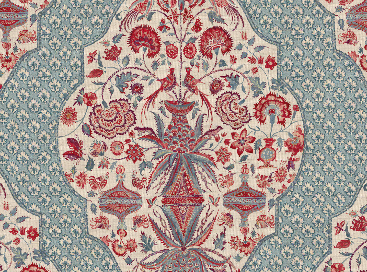 CW: Red and blue with Ella background | BASE: Natural Luxury Linen