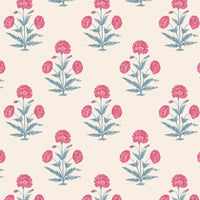 Pinky red and grey blue