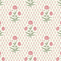 Soft pink and green