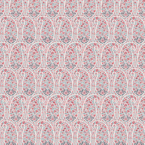 Warm red and grey blue
