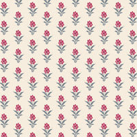 Pinky red and grey blue