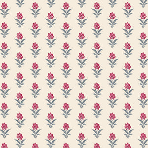 Pinky red and grey blue