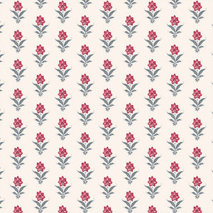 Warm red and grey blue