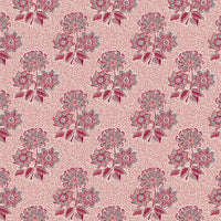 Pinky red and grey blue