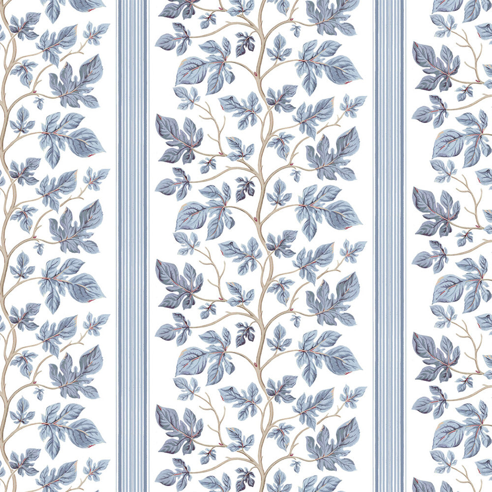 Leaf Stripe Wallpaper