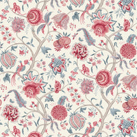 Warm red and grey blue