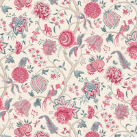 Pinky red and grey blue