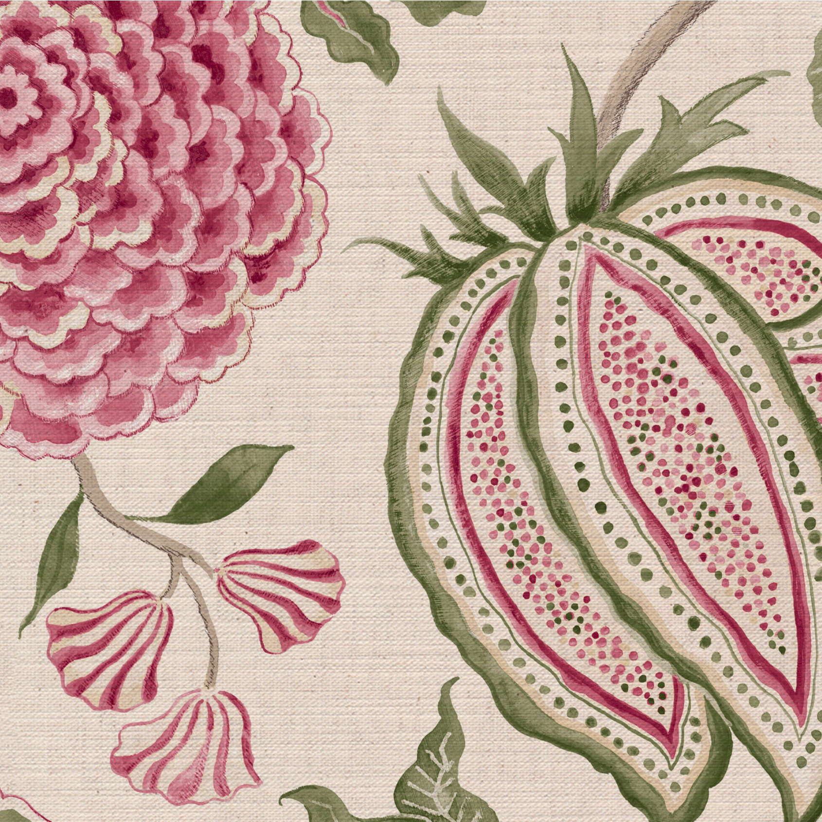 Monkey Palampore Fabric