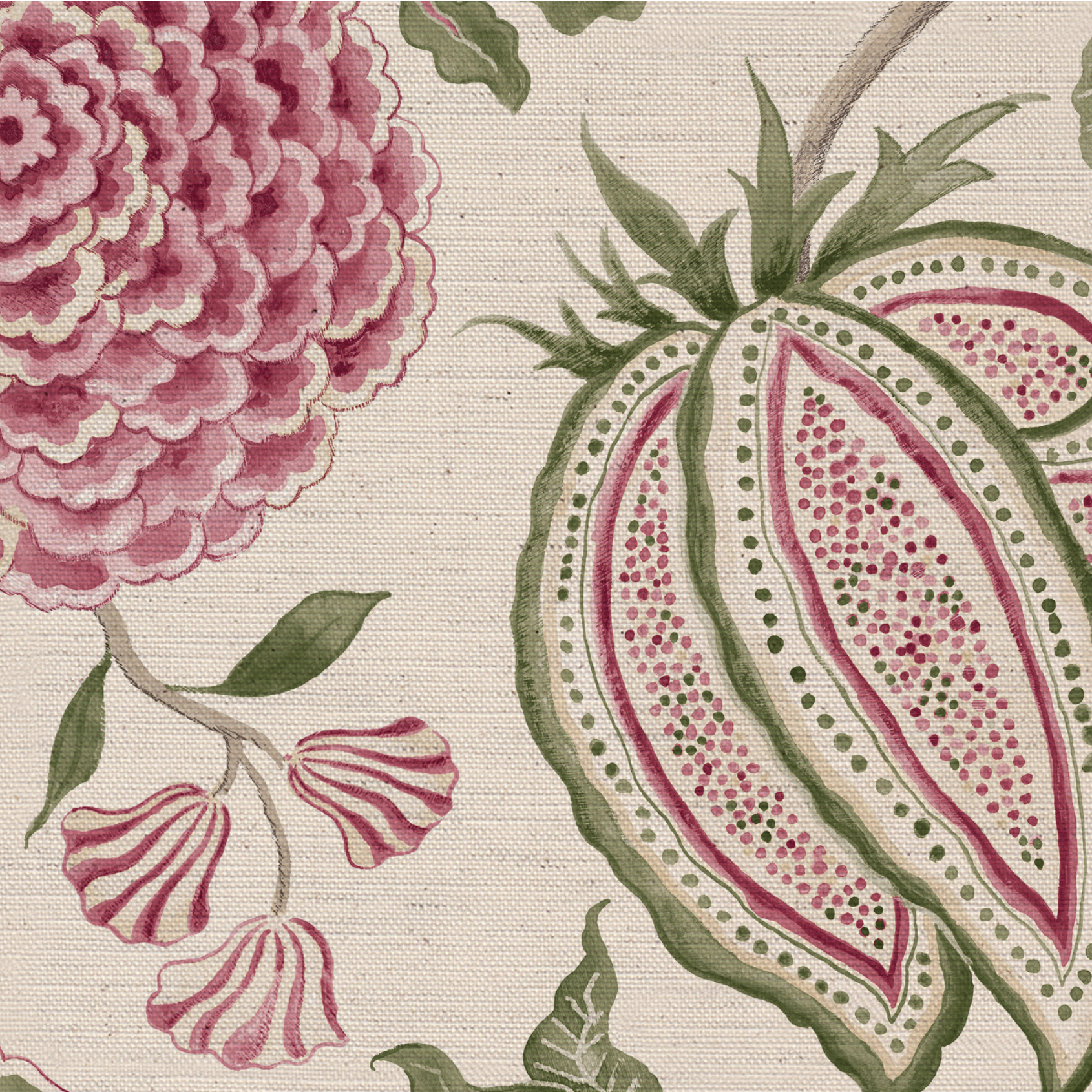 Monkey Palampore Fabric