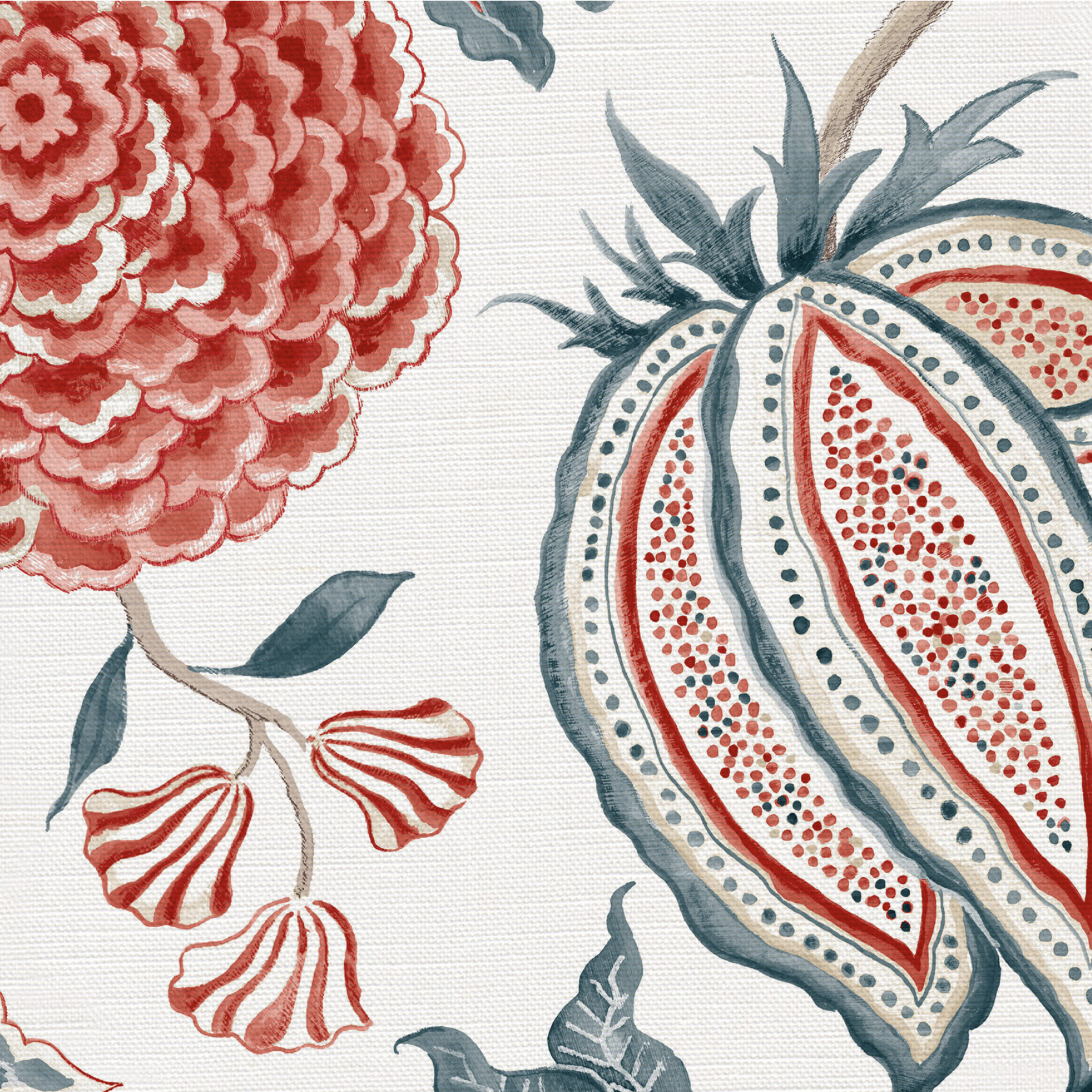 Monkey Palampore Fabric