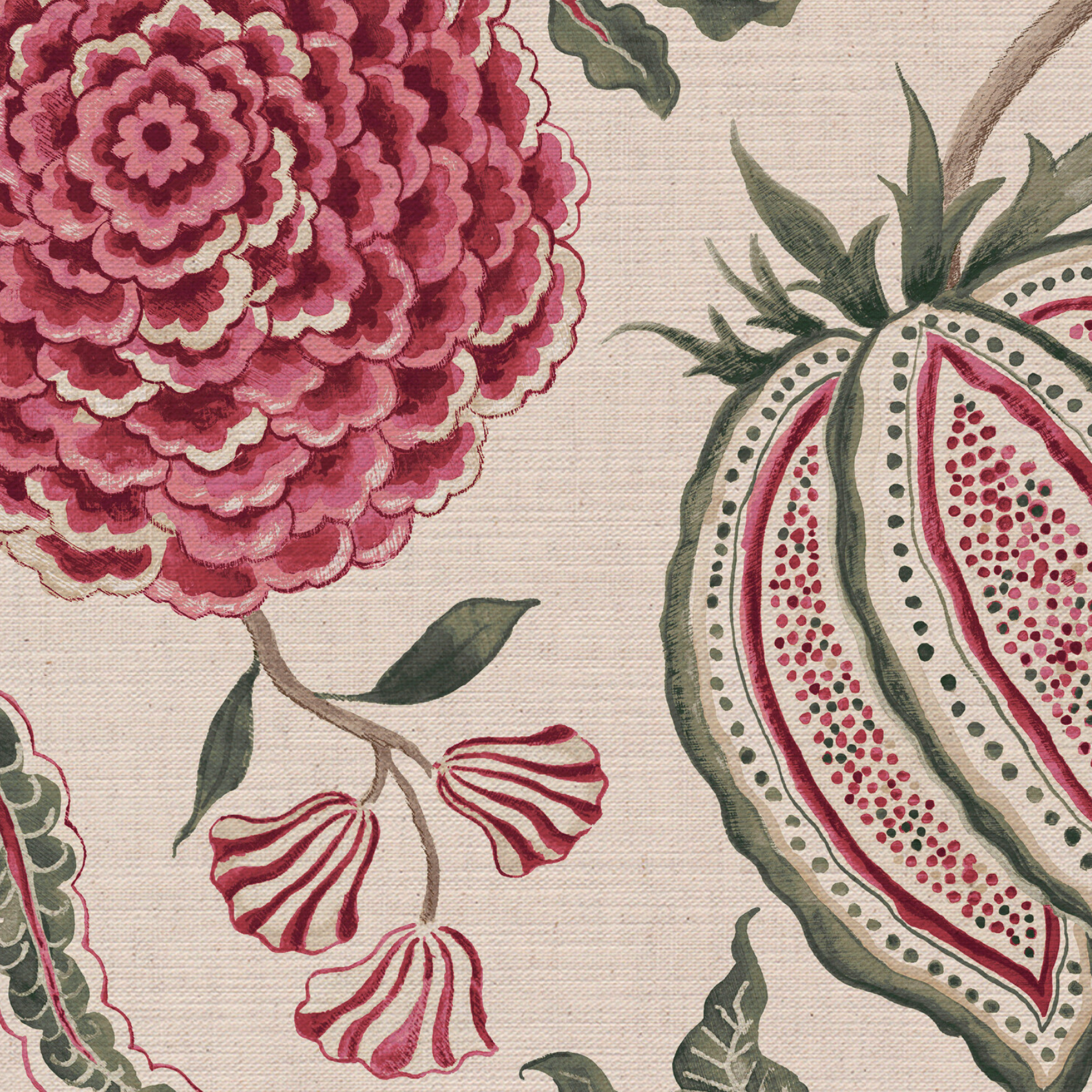 Monkey Palampore Fabric