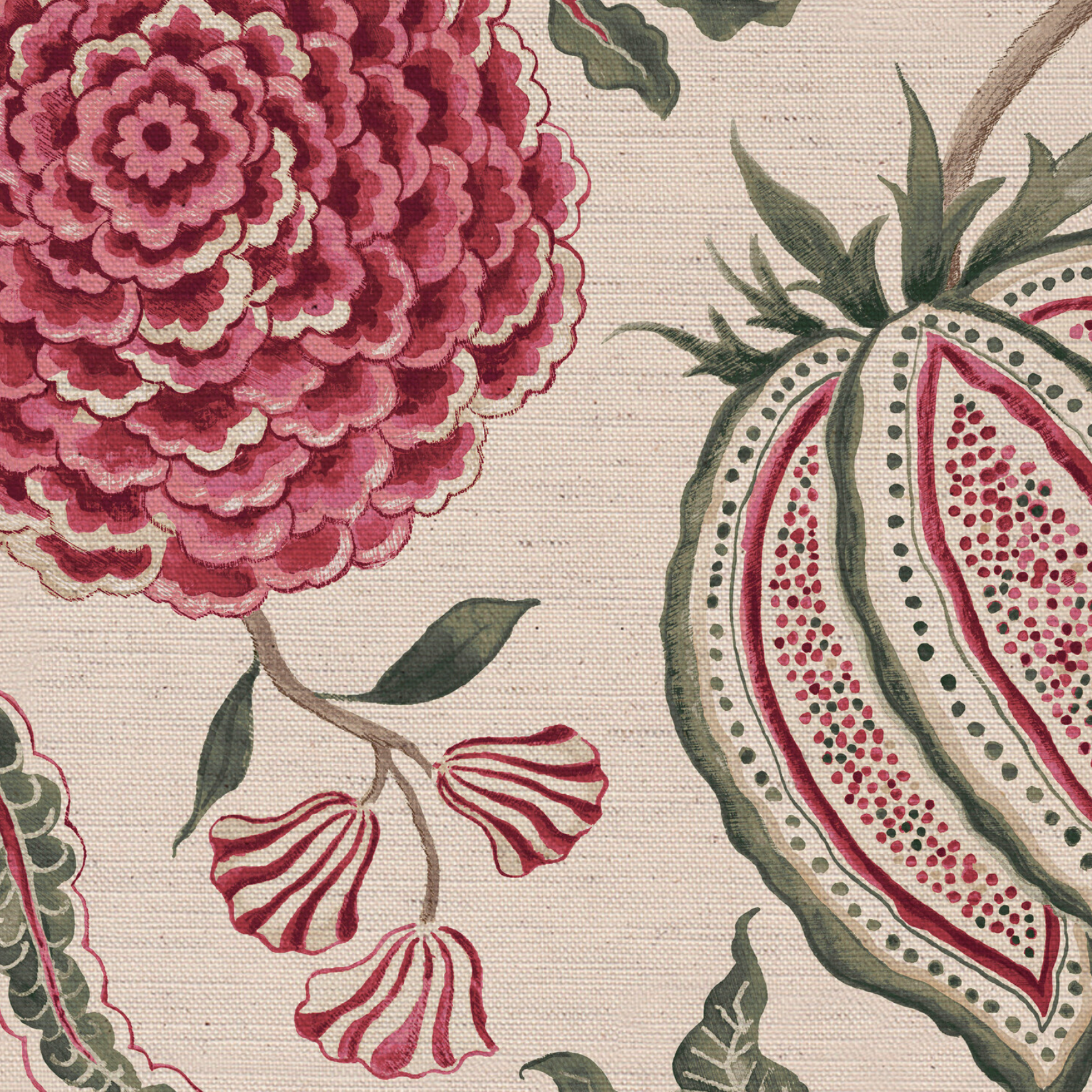 Monkey Palampore Fabric