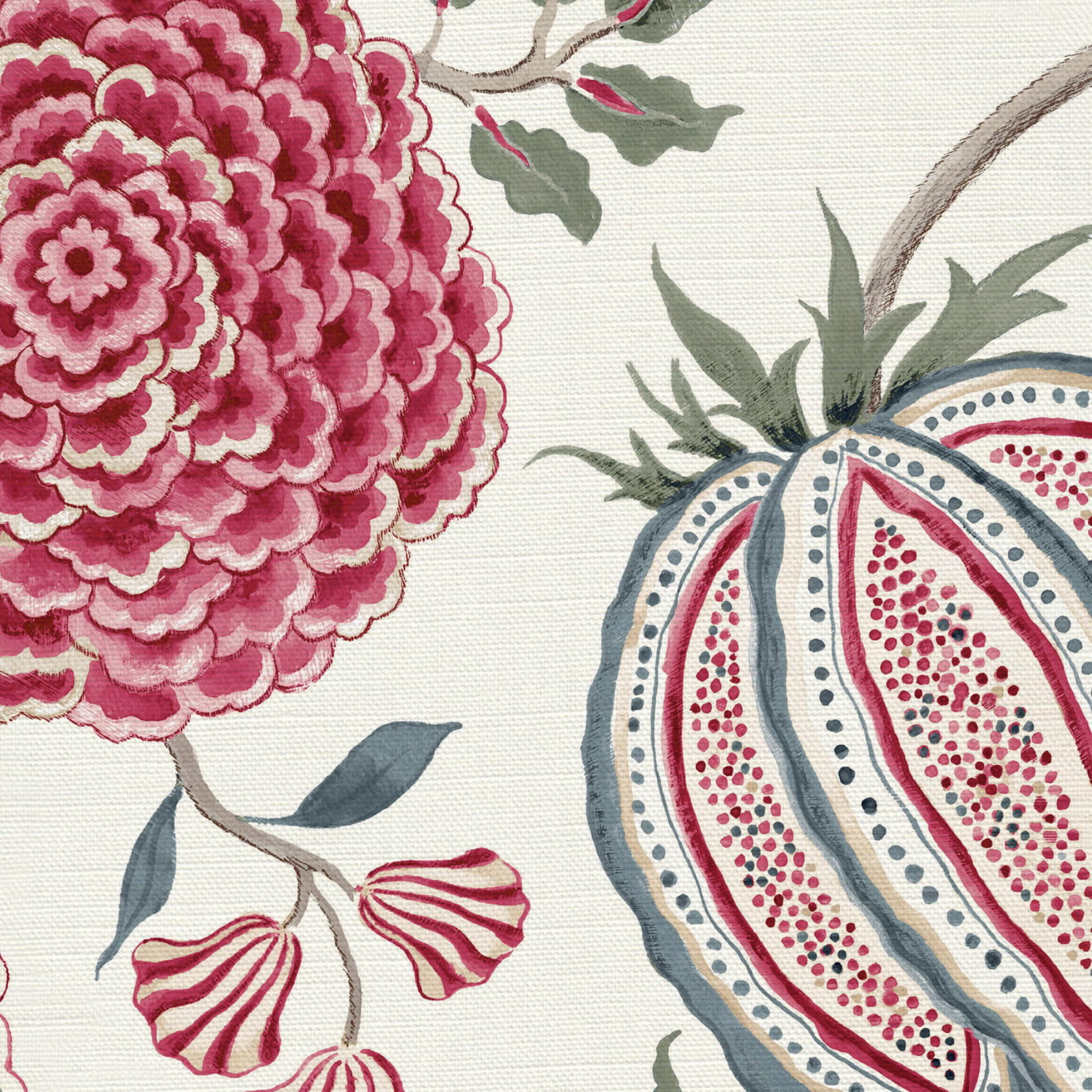 Monkey Palampore Fabric
