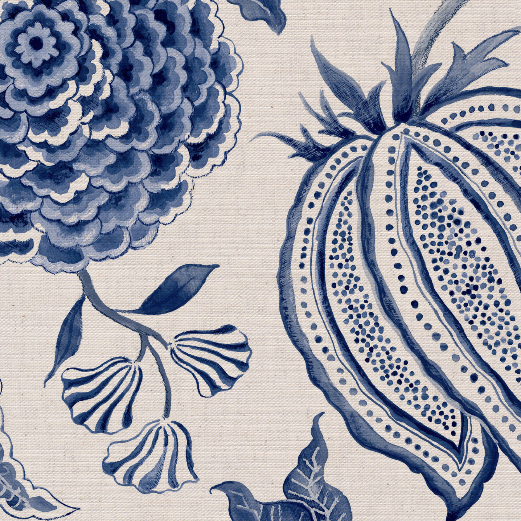 Monkey Palampore Fabric
