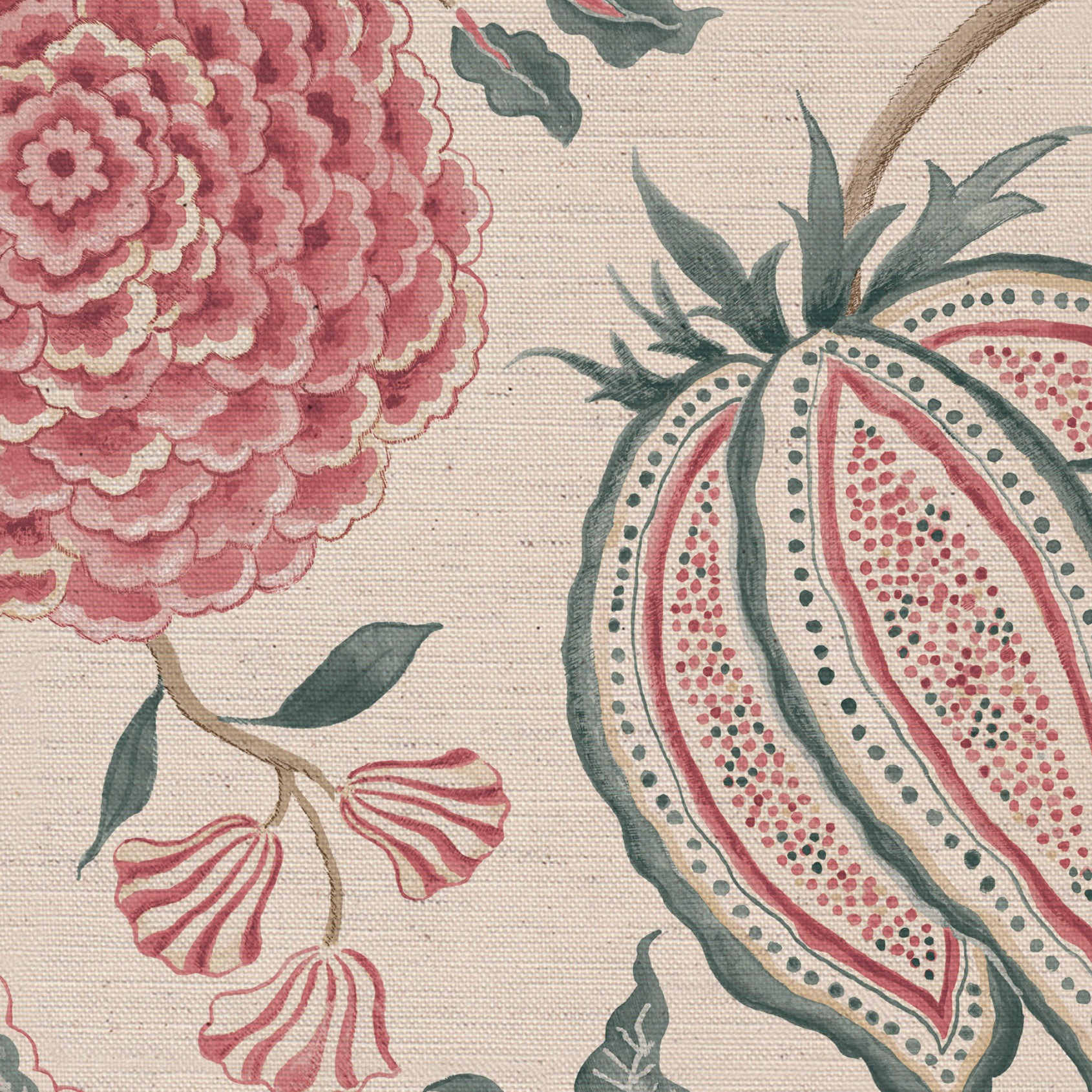Monkey Palampore Fabric