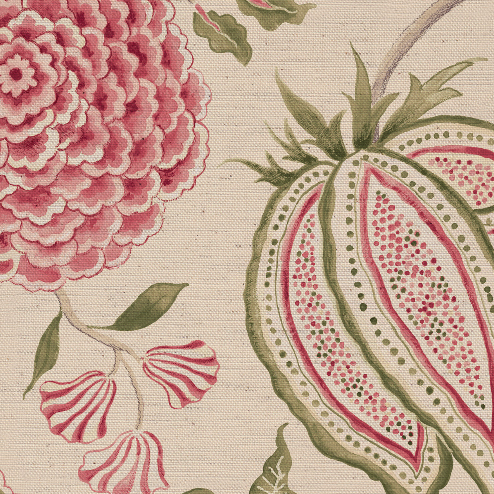 Monkey Palampore Fabric