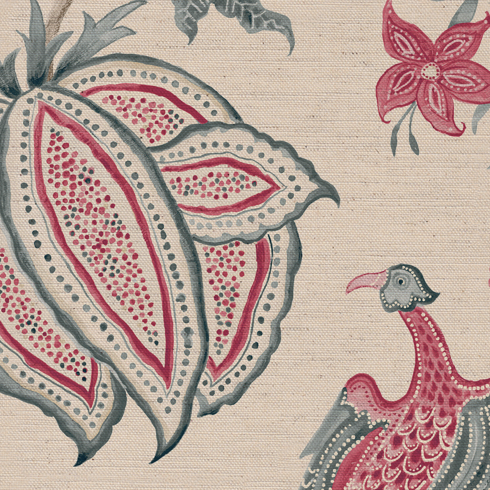 Monkey Palampore Fabric