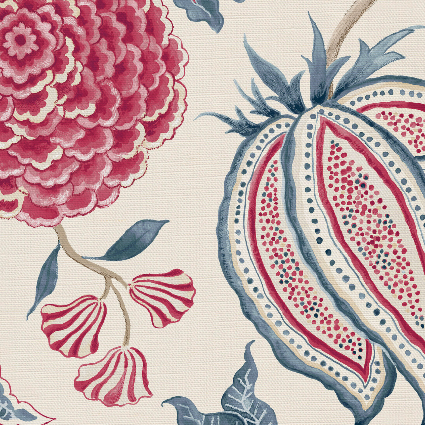 Monkey Palampore Fabric