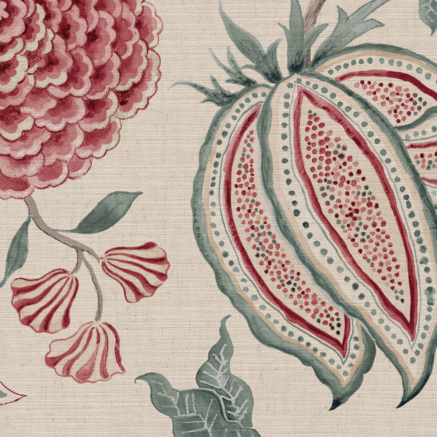 Monkey Palampore Fabric