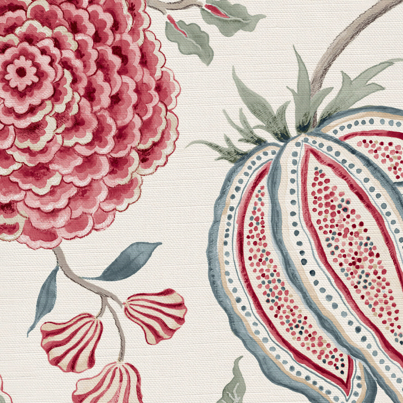 Monkey Palampore Fabric