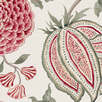 Warm red and grey green
