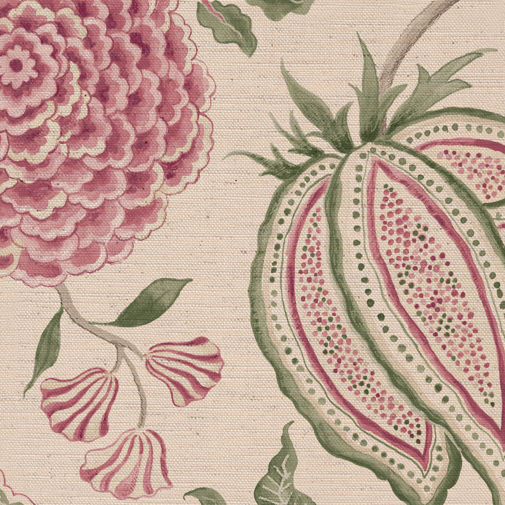 Monkey Palampore Fabric
