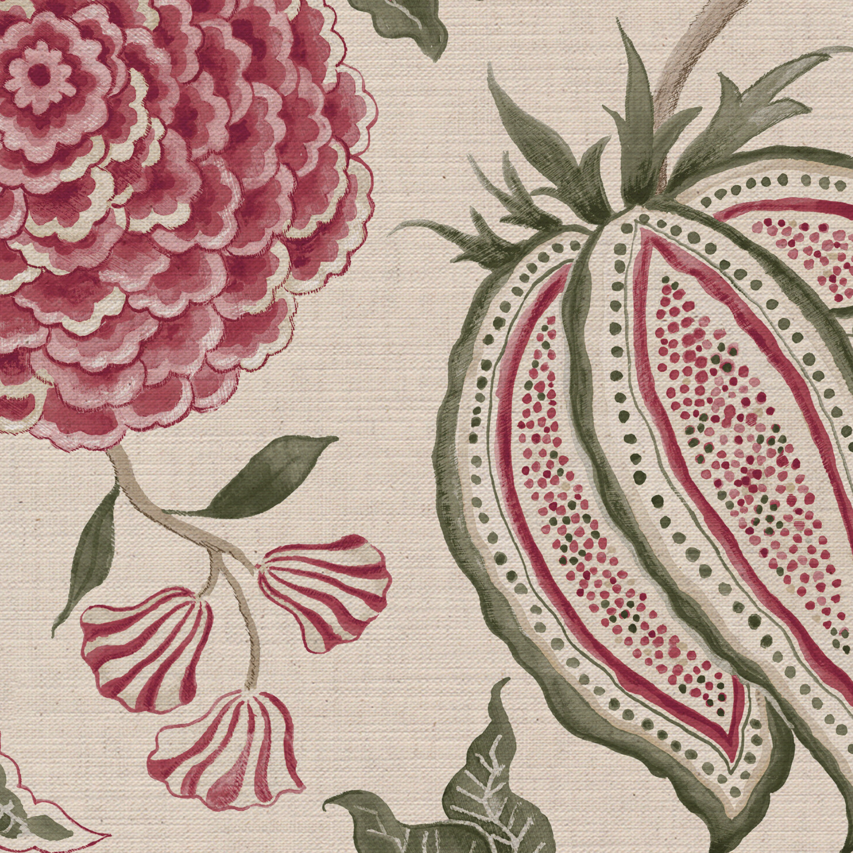 Monkey Palampore Fabric